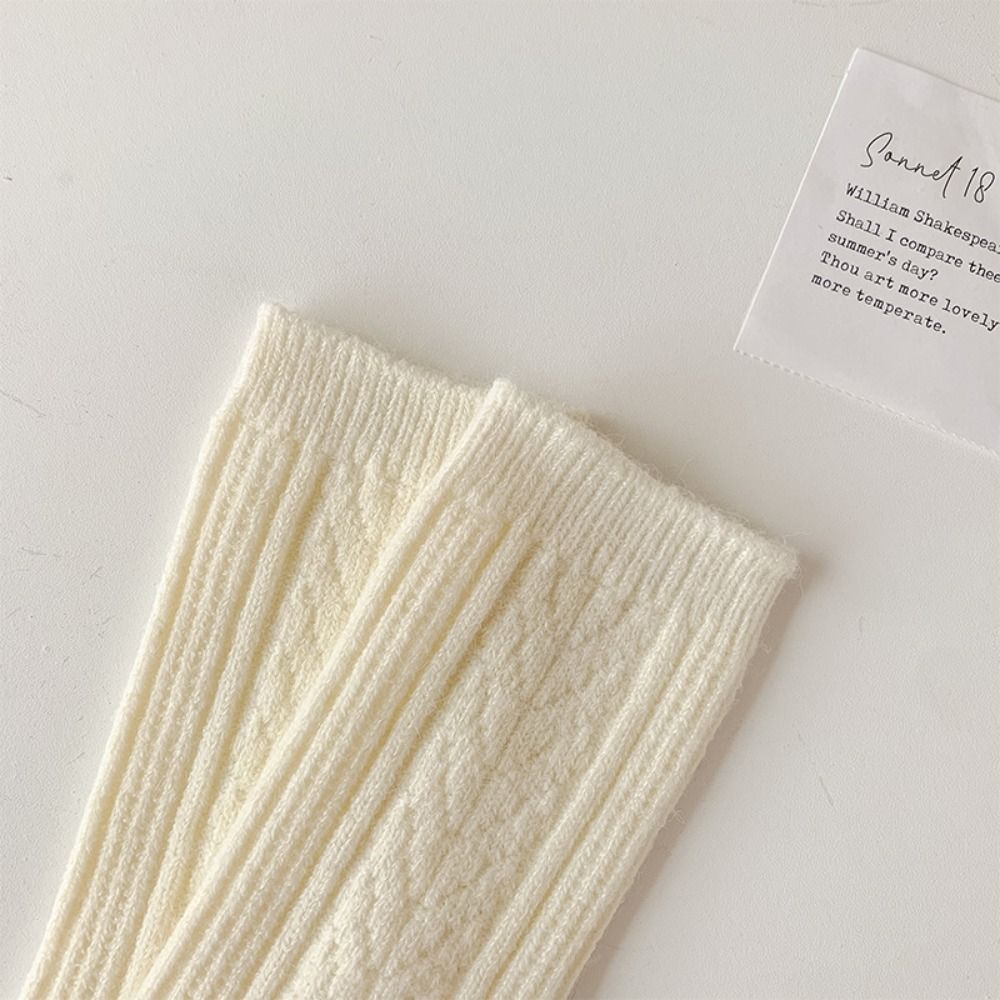 Утолщенные термоноски длинные дышащие теплые носки женские чулки