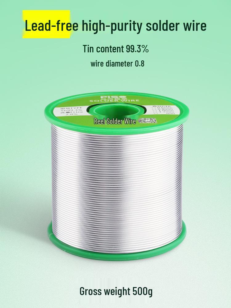 Высокочистая низкотемпературная припойная проволока с канифолью - Идеальна для бытового использования