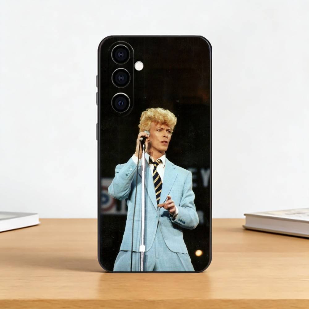 Singer D-David Bowie Phone Case For Samsung Galaxy A73,A72,A71,A70,A53,A52,A51,Soft Silicone Black Cover