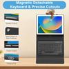 Keyboard Case For iPad Pro 12.9 1st/2nd Gen / A1584/A1652/A1670/A1671 Detachable Wireless Bluetooth Cover+Pencil Holder