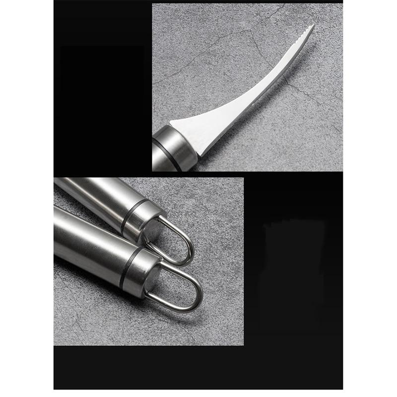 1 комплект, нож для зачистки креветок, чистящая леска для креветок, нож для удаления панциря, нож для открытия креветок, очистка креветок, артефакт креветок