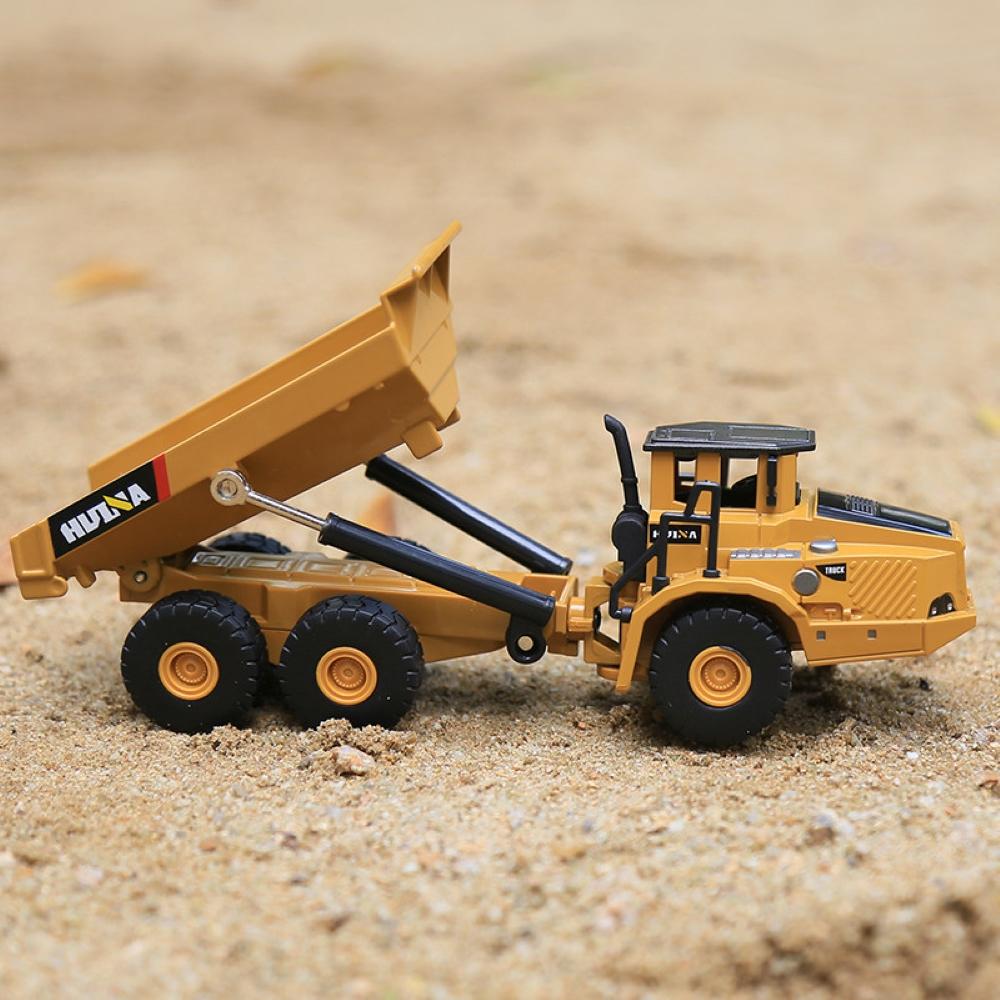 non-toxic 1/50 Scale High Simulation Alloy Toys Die-cast Pattern Hydraulic Navvy Loader Bulldozer Engineering Construction Car children Gifts