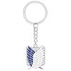 Attacks On Titan Cosplay Scouting Keychain Liberty Wing Keyring Unisex Jewelry