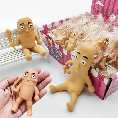 Новинка Tungtungtung Sahar Игрушки-пищалки Коллекционные Вирусные Мозголомные Игрушки-непоседы Деревянная Модель Человечка Антистрессовые Игрушки-сниматели Стресса