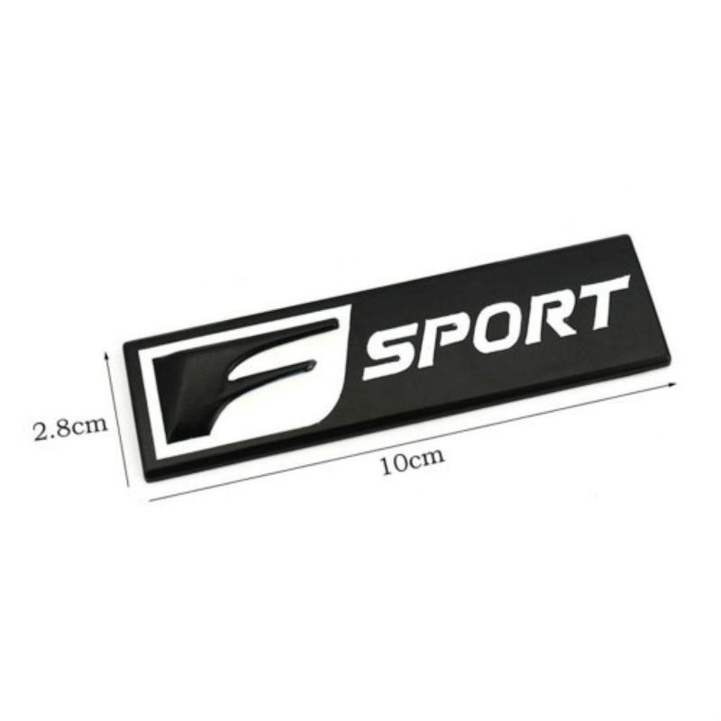 3D Metal F Sport Badge Emblem Decals Car Logo Stickers for Lex/us IS200T IS250 IS300 RX300 CT NX RX GS RX330 RX350 CT200 GX470 IX350