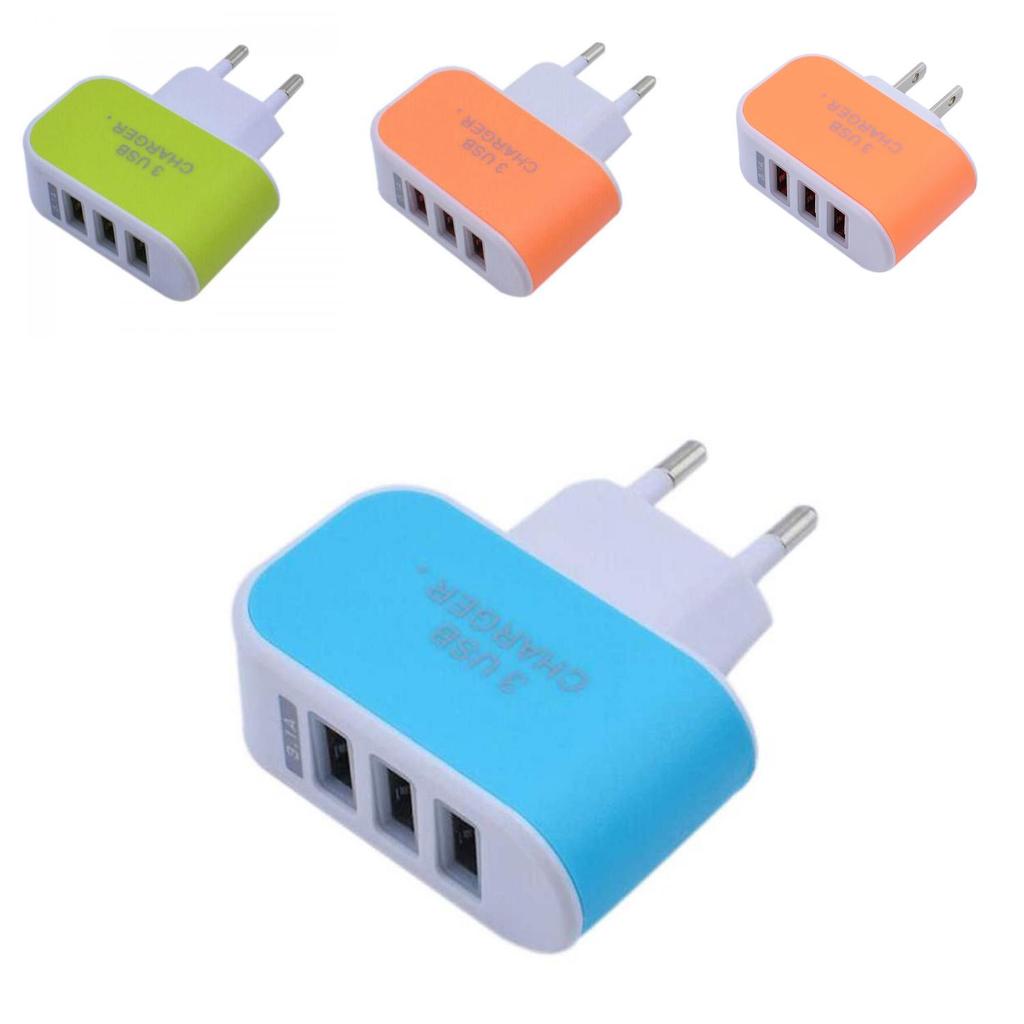 Светодиодное USB-зарядное устройство для смартфонов со светящимся индикатором и мощностью 5 Вт для путешествий и офиса