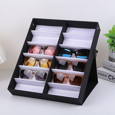 Подставка для очков, подставка для очков, 12 слотов, подставка для очков, органайзер для очков, витрина для солнцезащитных очков