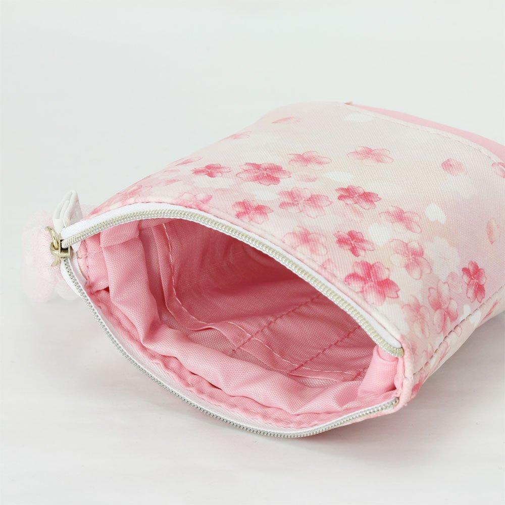 Sunstar Stationery Cosmetic Delde Happy Sakura S3791483 Pouch, Spring, Pink,