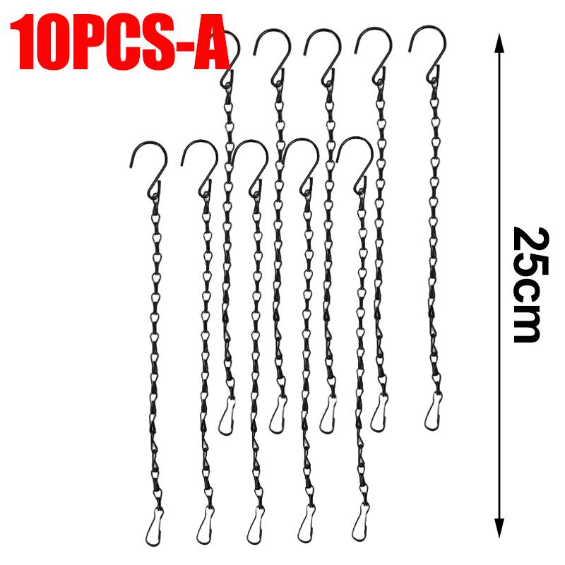 Heavy Duty Hanging Chains With Hooks For Plants Flowers Pot Basket Replacement Indoor Outdoor Metal Chains Hangers Wholesale