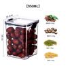 PET Food Storage Containers Kitchen Storage Organization Kitchen Storage Box Jars Ducts Storage for Kitchen Food Storage Box