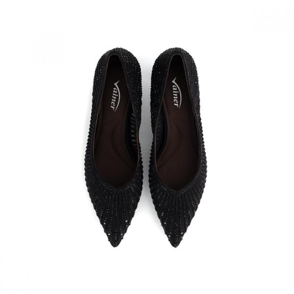 Vainer Women Mesh Dress Shoes Black Samm033ak