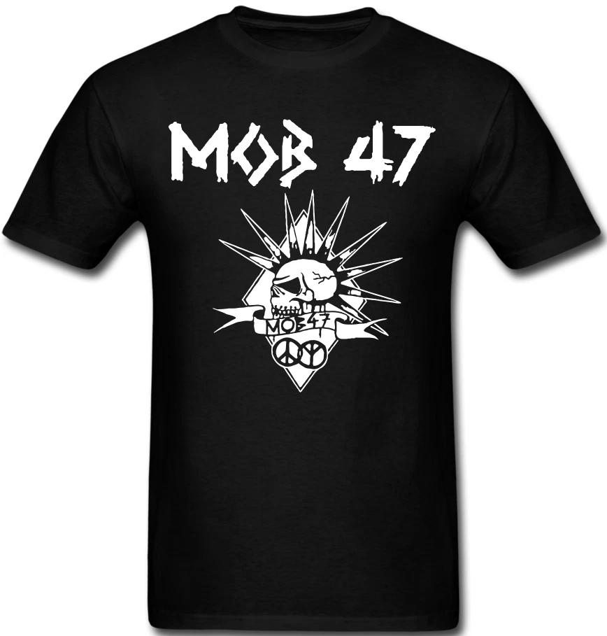 MOB 47 Футболка группа Хардкор анархо Панк Рок Хэви-метал