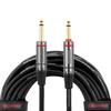 Cableworks by Gator Cases Headliner Series 20ft S/S Shielded Cable for Guitar/Bass with Mute Switch (GCWH-INS-20QT)