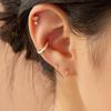 Кольцо Lunne 14K массивное Серьги-ракушки внутренние (14-каратное золото) #W08
