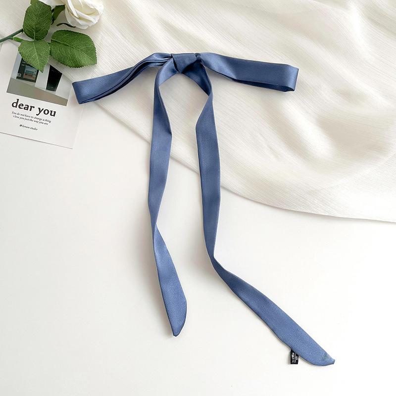 Роскошный Узкий Короткий Женский Шелковый Шарф Повязка для Волос Лента для Волос Шелковая Лента Маленькая Лента для Ручки Сумки Шарфы Косынка Женский Галстук