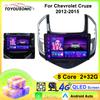 Android Car Radio For Chevrolet Cruze 2012-2015 2 din Multimedia Player 4G WIFI GPS Carplay Head Unit Auto Stereo