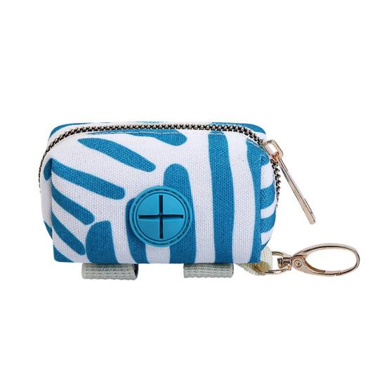 Держатель для мешков для собачьих фекалий, герметичный дозатор мешков для отходов, гигиенический держатель для мешков для сбора фекалий домашних животных с карабином для поводка