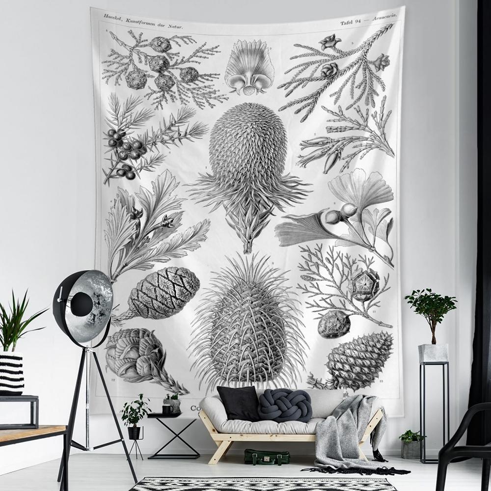 Пример морской жизни, картина, гобелен, настенная карта Таро, хиппи, богемный стиль, психоделическое искусство, домашний декор