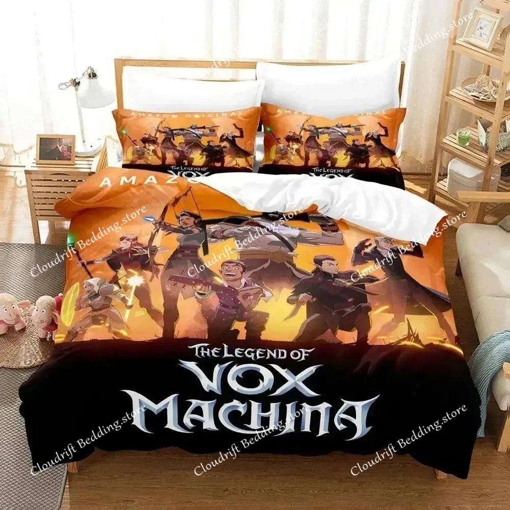 New Legend Of Vox Machina Game Bedding Set Single Twin Full Queen King Size Bed Set Adult Kid Bedroom Duvet Cover Sets 2D Anime