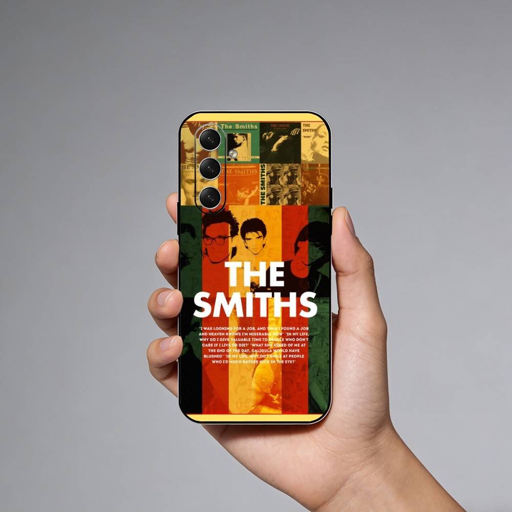 Чехол для телефона S-Smiths Band для Samsung Galaxy A73, A72, A71, A70, A52, A51 Другие Мягкий Черный Чехол