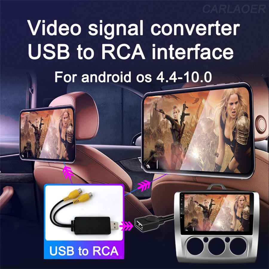 1× адаптер видеовыхода, конвертер USB в интерфейс RCA для стереоплеера Android