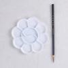 4 Size Plastic Palette Art Alternatives Paint Tray Artist Watercolor Supplies for Acrylic Oil Propylene Gouache Craft DIY
