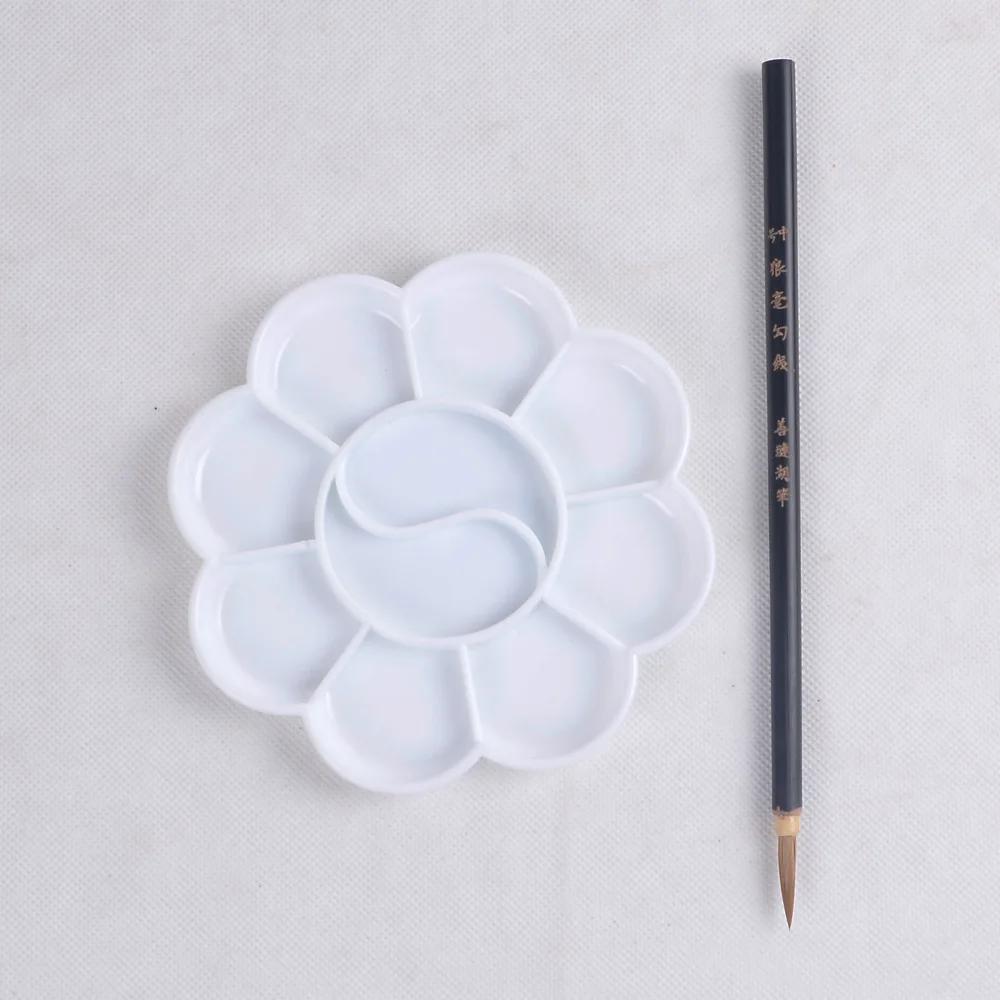 4 Size Plastic Palette Art Alternatives Paint Tray Artist Watercolor Supplies for Acrylic Oil Propylene Gouache Craft DIY