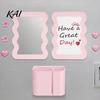 Back to School Supplies 10Pcs Locker Accessories Kit for Girls, Includes Magnetic Mirror, Whiteboard, Pen Holder, Gift Teen Girls Magnets Stickers,