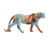 Decorative Figurine - Leopard - Multicoloured - 29.5 X 8.5 X 15 Cm - Modern