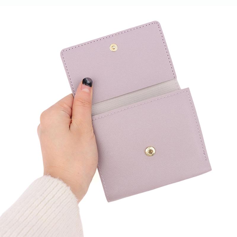 1 шт., женские короткие милые маленькие кошельки, студенческие, тройные, держатели для карт, сумка для удостоверения личности для девочек, держатели для карт, портмоне, кошельки, мультяшная сумка