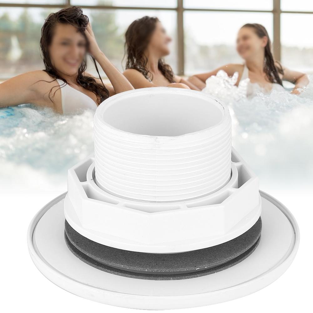 Соединитель сливного фитинга для бассейна, Высокопрочный АБС-материал, Водосливная насадка, Сменный аксессуар для слива, Для бассейна, Наземный, Легкое обслуживание
