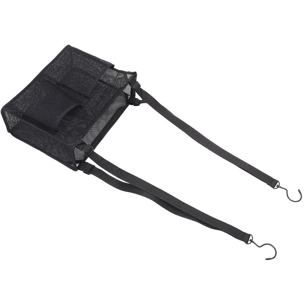 with Hooks Bathroom Hanging Bag Mesh Shower Draining Rack Shower Tools Organizer Home