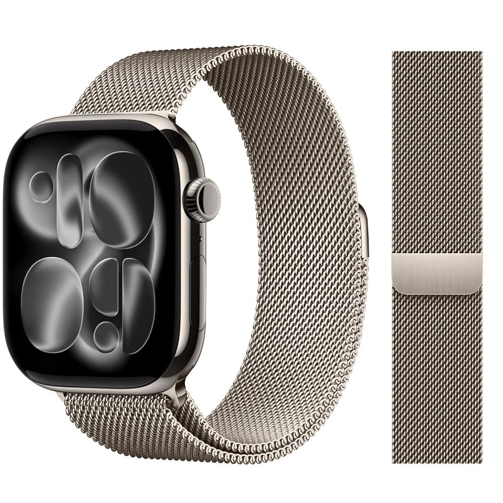 Миланская петля для ремешков Apple Watch 44 мм 46 мм 40 мм 45 мм 41 мм 42 мм браслеты iWatch серия 10 11 se 7 8 9 ultra 2 3