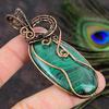 Malachite Handmade Copper Wire Wrap Jewelry Pendant 3.19 E3y73