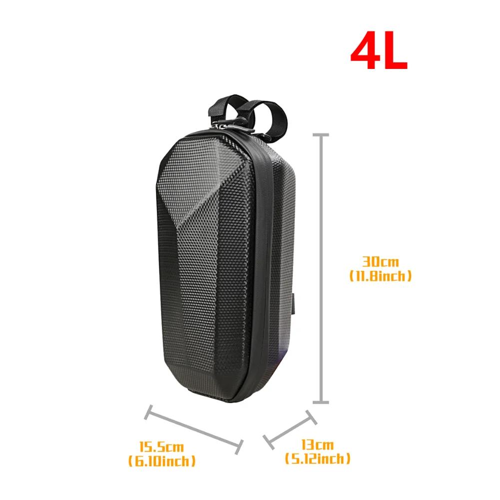 2 л 3 л 4 л 5 л Сумка на молнии для электросамоката Xiaomi M365 Водонепроницаемая сумка для хранения Подвесная сумка для аксессуаров Kugoo M4