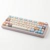 TYRIXKI PBT Кейкапы 142 клавиши Милые кейкапы Сублимация Морская соль Кот Кейкапы Профиль Mao Кастомные кейкапы для механических переключателей Cherry Gateron MX