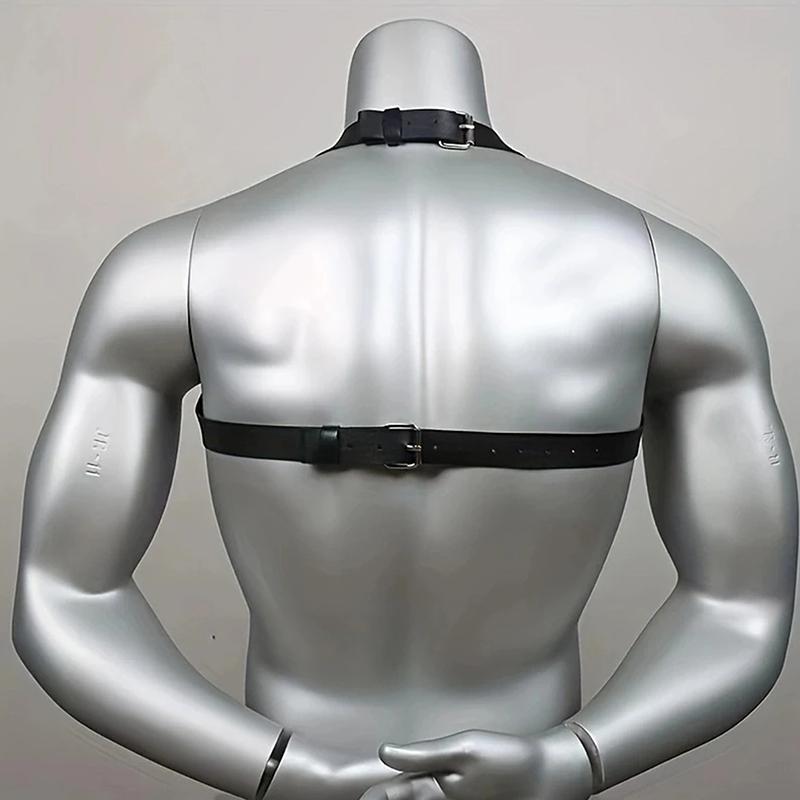 Мужские забавные сексуальные нагрудные кожаные ремни-хипстерские мужские ремни-ремни для груди мужские кожаные ремни-ремни для одежды аксессуары