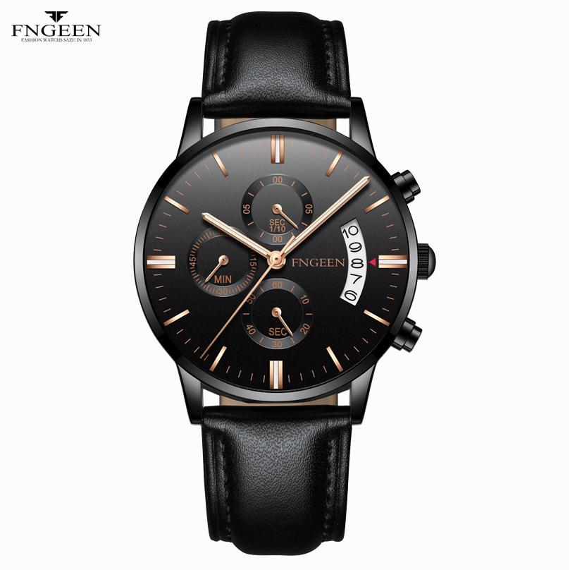 Watch Men's Student Sports Quartz Watch Waterproof Fashion Trend Luminous Belt Men's Watch Wrist Watch