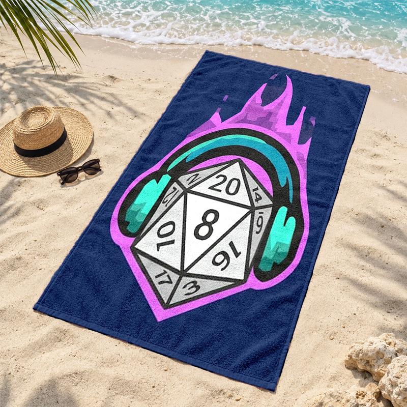 Let is roll Beach Towel Quick Dry Sand Free Lightweight Beach Towels for Travel Swimming Camping