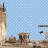 Azure Dots Wallpaper, Azure Bottom for Living Room and Bedroom 50x1000