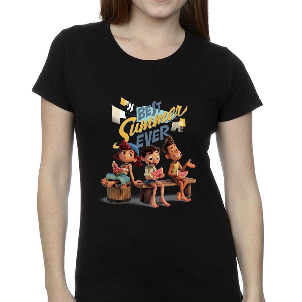 Disney Womens/Ladies Luca Best Summer Ever Cotton T-Shirt