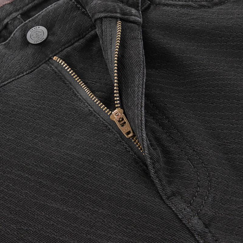 Джинсы мужские жаккардовые джинсовые прямого кроя Qipai