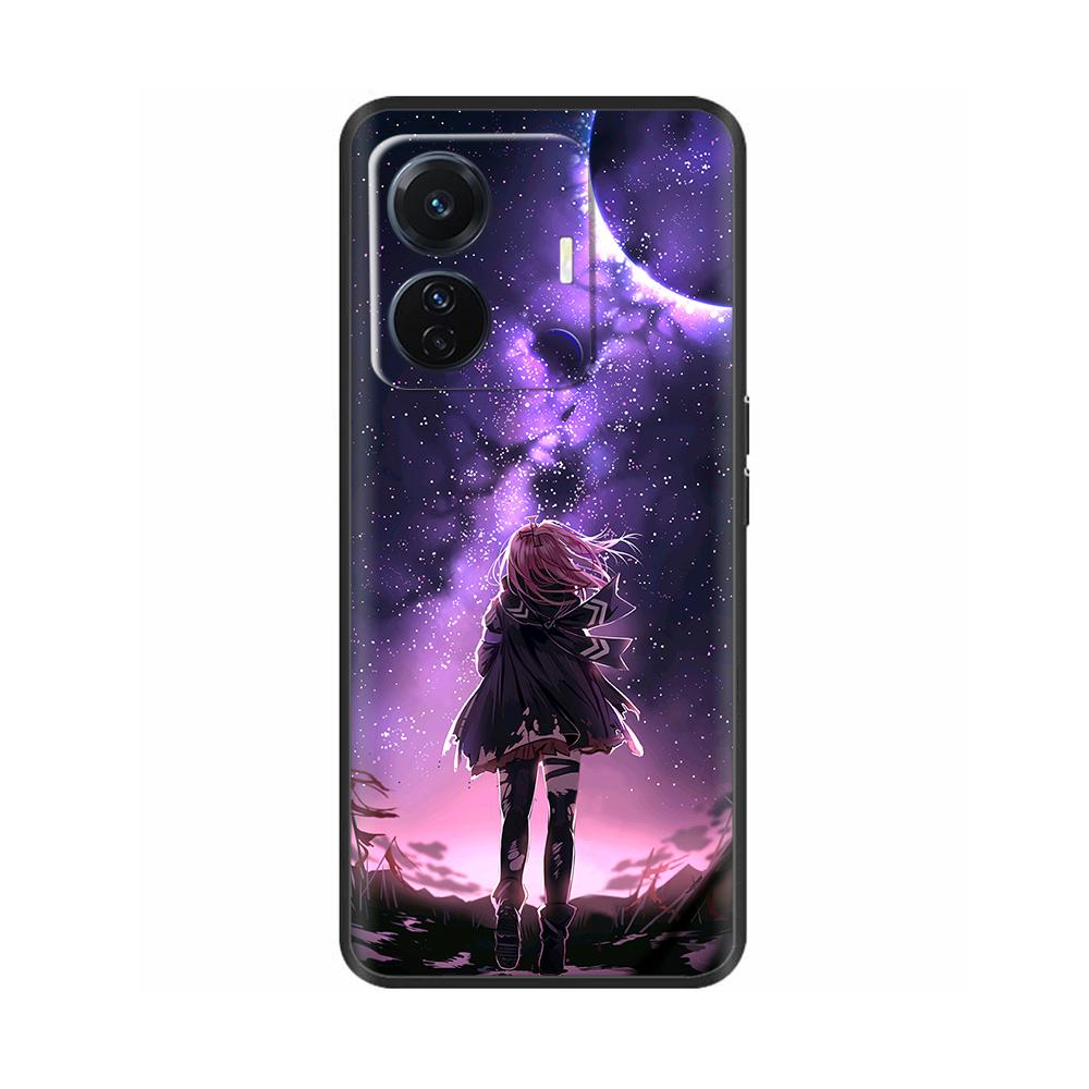 Чехол для vivo T1 Pro CPH2065 Защитный Мягкий ТПУ Fundas Задняя крышка Для vivo T1 4G 44W vivoT1 Pro T1Pro Чехлы для телефона Coque Бампер