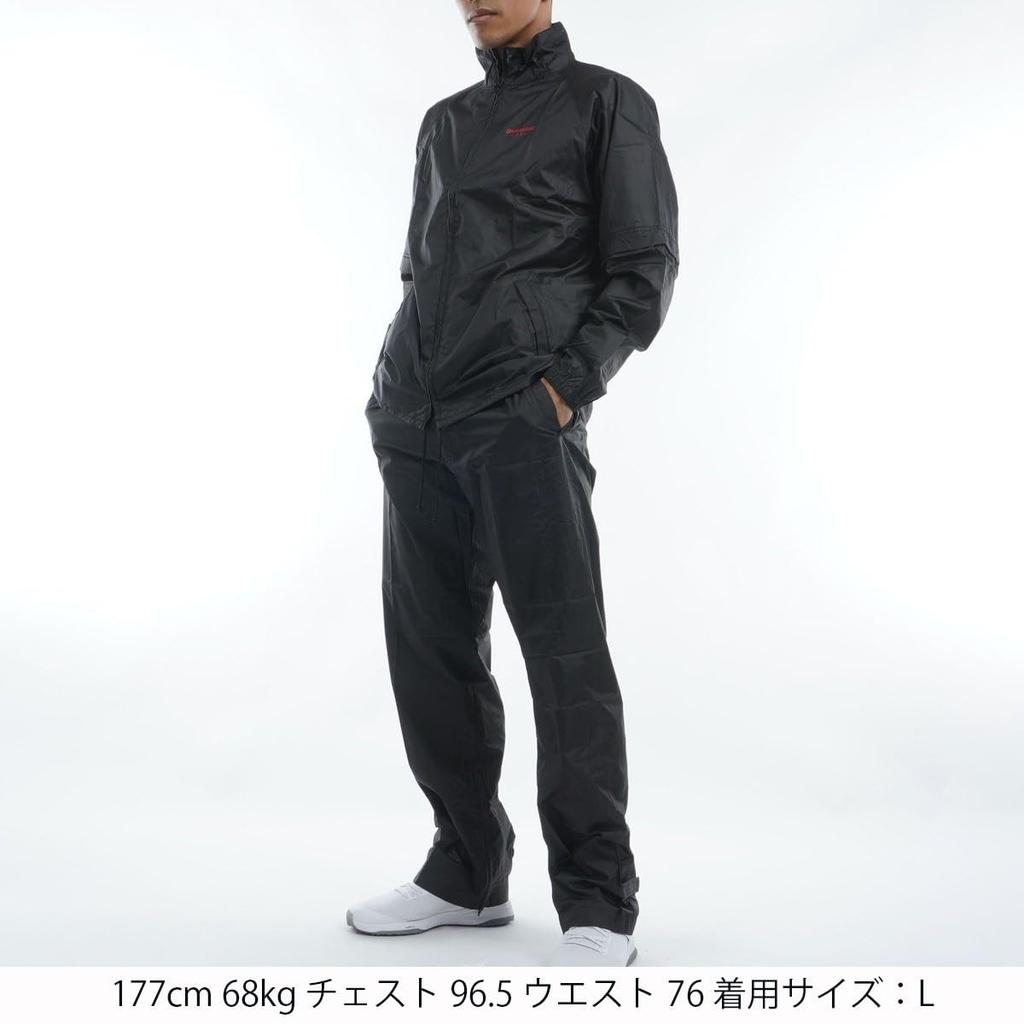 Bridgestone Golf 80G45 Raincoat Set and Men's (Top Bottoms)