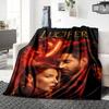 Lucifer Fiery Romance Blanket Soft Throw Blanket For Home Bedroom Bed Sofa Travel Office Solid Christmas Blanket