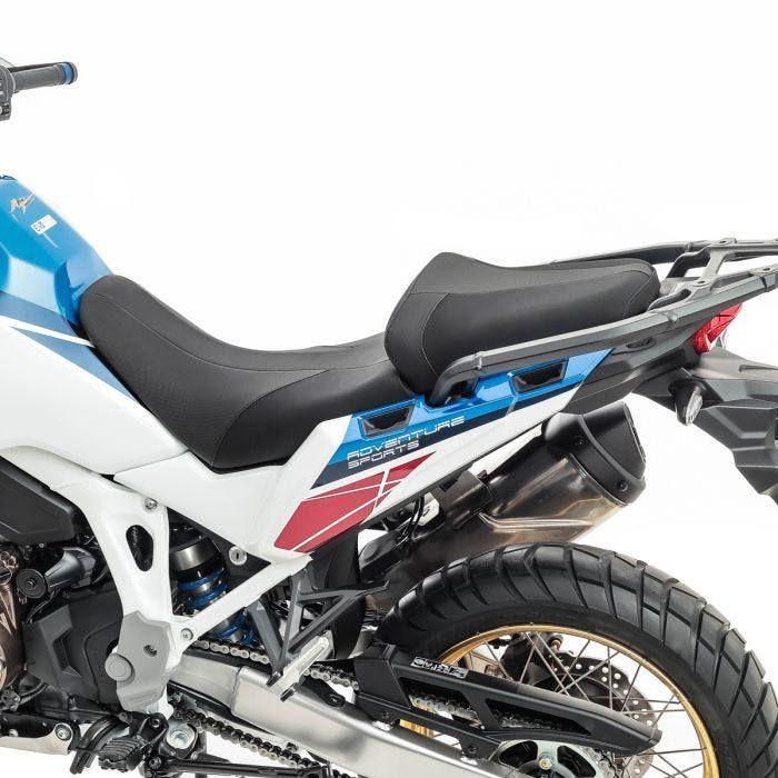 Selle confort Gel - Tourtecs TG14 - Compatible Honda Africa Twin 1100 - Support lombaire - Housse imperméable
