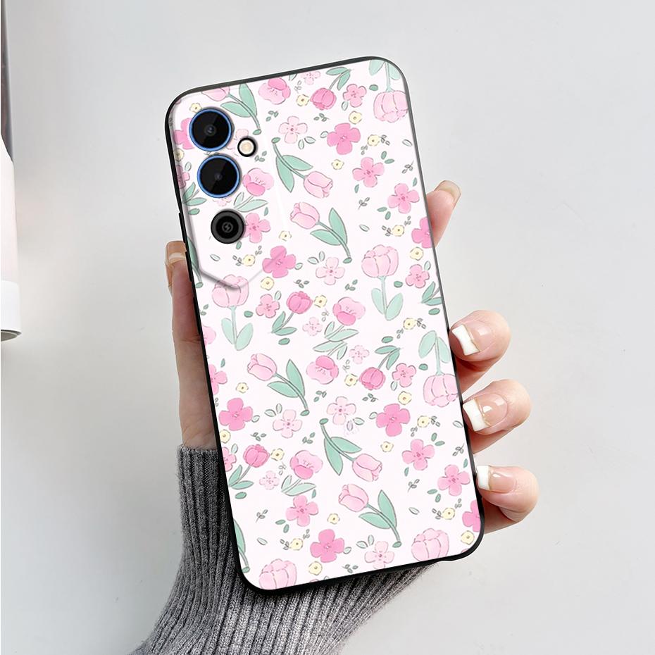 Чехол для Tecno Pova Neo 2 Pova Neo2 LG6n Черный ТПУ Мягкий Силиконовый Чехол для Телефона Для Tecno Pova Neo 2 Coque Защитный Fundas