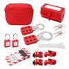 Lockout Tagout Locks Kit with Safety Padlocks Hasps Circuit Breaker Lockouts Loto Tags Carry Bag for Industrial Chemical