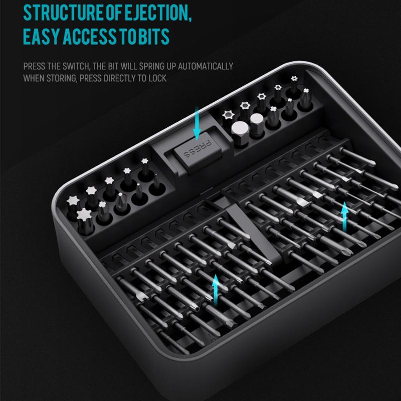 Набор отверток XIAOMI Youpin JIMI FM3 100 в 1 S2, прецизионный магнитный сменный универсальный пинцет, набор отверток