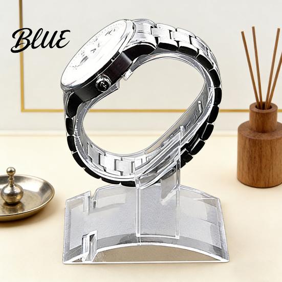 Watch Display Rack Clear Stand C-Shaped Holder Bangle Bracelet Home